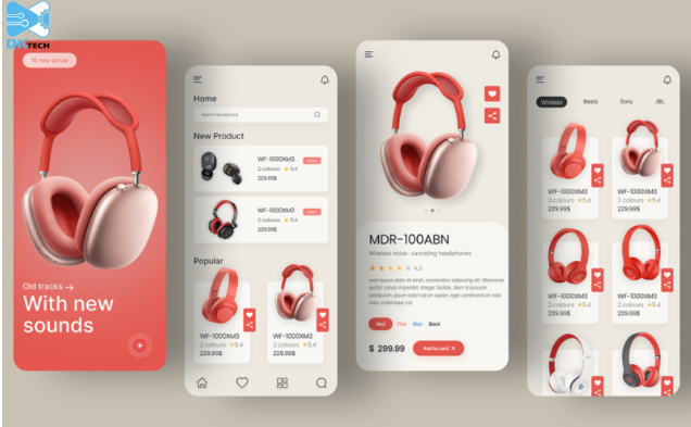 Thiết kế app bán hàng - Công Ty TNHH Thiết Kế Website DK Tech